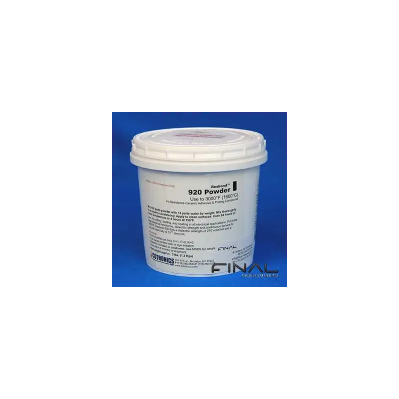 Cotronics Resbond 920 ceramic adhesive alumina high temperature