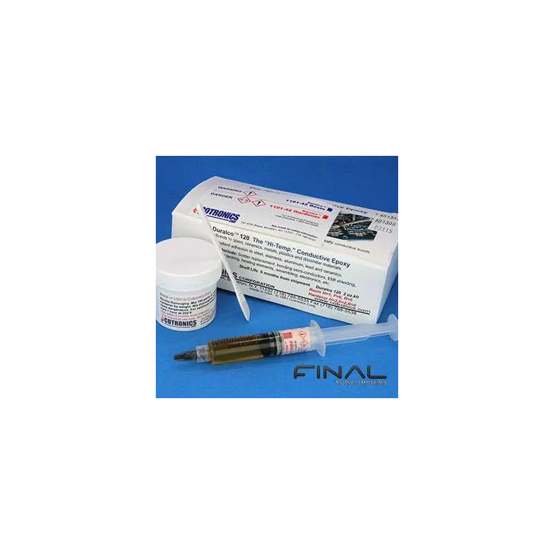 Cotronics Duralco 120 Adhesive epoxy high temperature electrically conductive