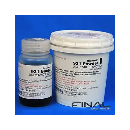 Cotronics Resbond 931 graphite adhesive high temperature