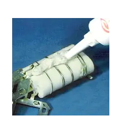 High temperature zirconium dioxide based adhesive. High temperature zirconium dioxide based adhesive.