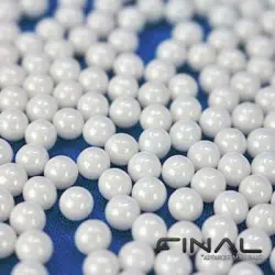 ZrO2 zirconia balls with high temperature and mechanical strength