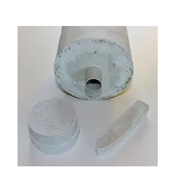 Moulding cement and resin packing. Moulding cement and resin packing.