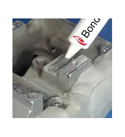 Thermally conductive epoxy application.