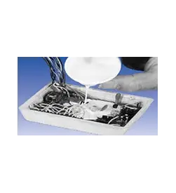 Silicone moulding resin application. Silicone moulding resin application.
