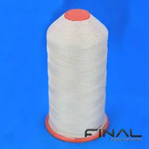 High temperature glass fiber thread