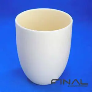 99,7% alumina Al2O3 crucible for high temperature melting