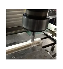 Boron Nitride ceramic part. Boron Nitride ceramic part.