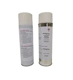 Hexagonal boron nitride coating in aerosol. Hexagonal boron nitride coating in aerosol.
