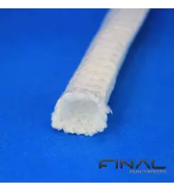 Silicate fibre sleeving at high temperature.