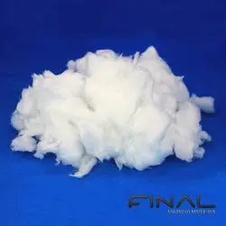 Biosoluble ceramic bulk fiber for high temperature insulation