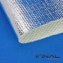 Tissu fibre de verre aluminise protection chaleur radiante