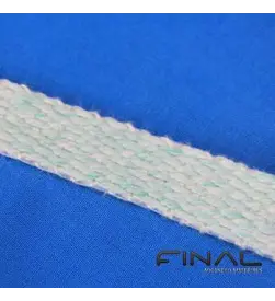 Biosoluble fibre strips for high temperature
