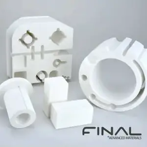 Refractory ceramic part