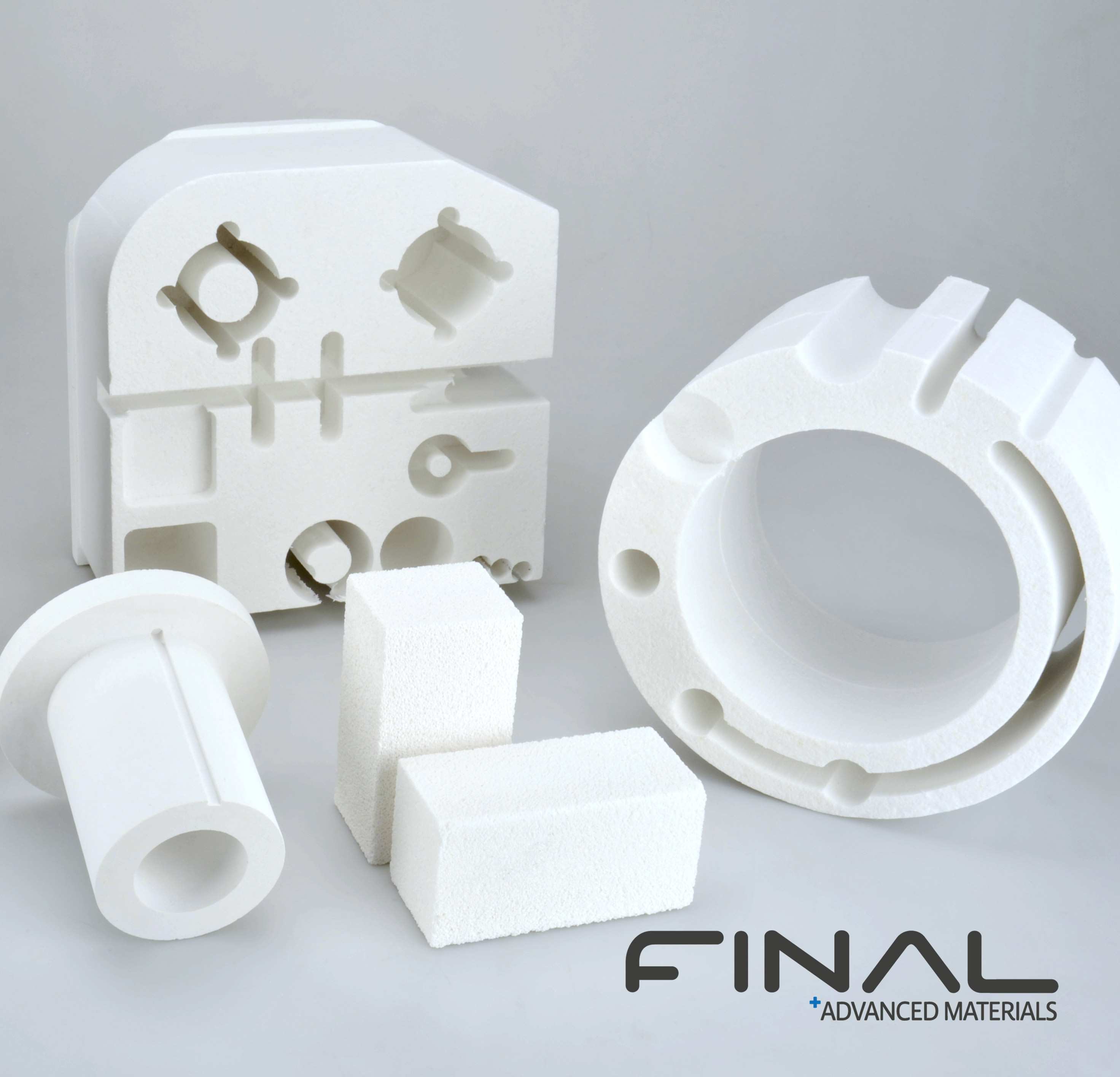 Refractory ceramic part