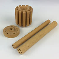 Pièces en céramique technique pressée.