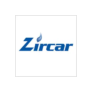 Logo de la marque Zircar Zirconia.